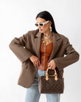 Blazer Oversize Fango