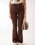 Jeans Flare Brown