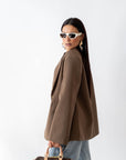Blazer Oversize Fango