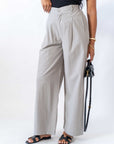 Pantalone Lino Mud