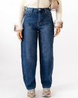 Jeans Balloon Denim Blu