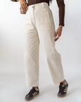 Pantalone Slouchy Cream