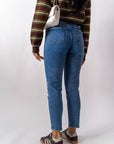 Jeans Mom Denim Blu