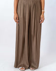 Pantalone Satin Plissè