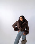 PRE ORDINE Bomber Crop Amira