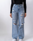Jeans Con Rotture - Stylish Moda