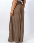 Pantalone Satin Plissè