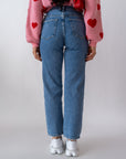 Jeans Mom Denim Blu - Stylish Moda