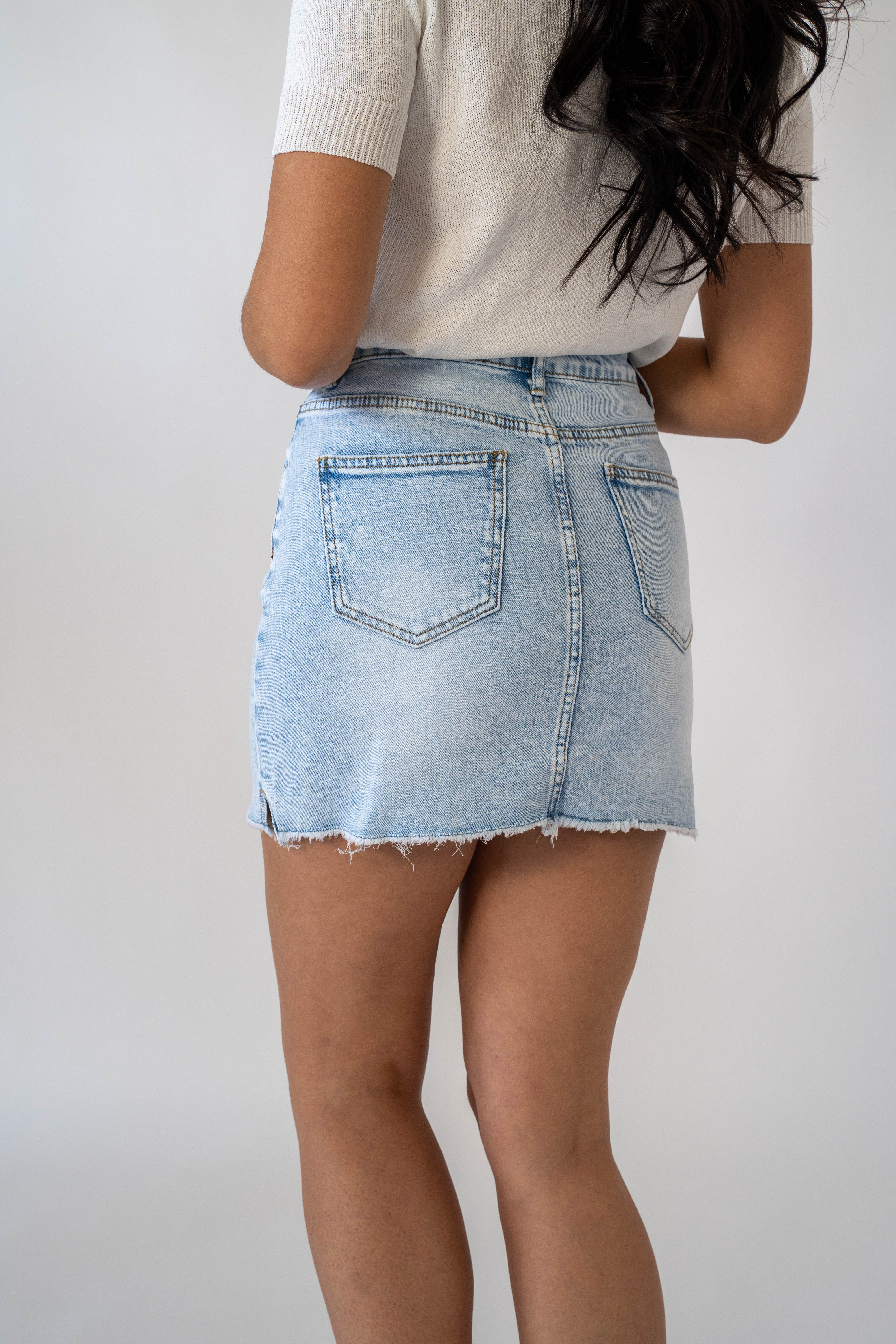 Minigonna Denim Chiaro