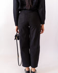 Pantalone Slouchy Black