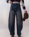 Jeans Balloon Denim Blu