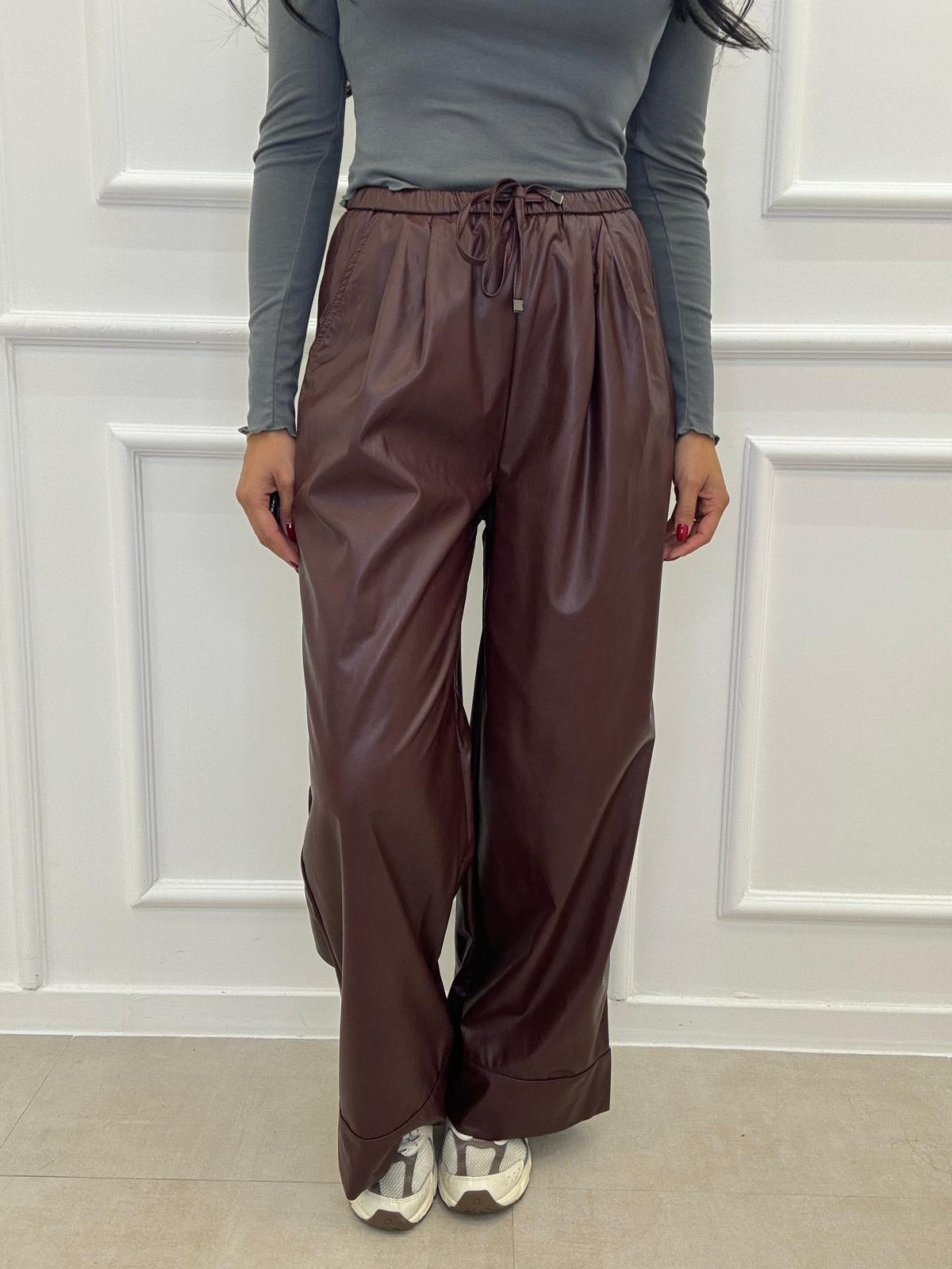Pantalone Palazzo In Ecopelle
