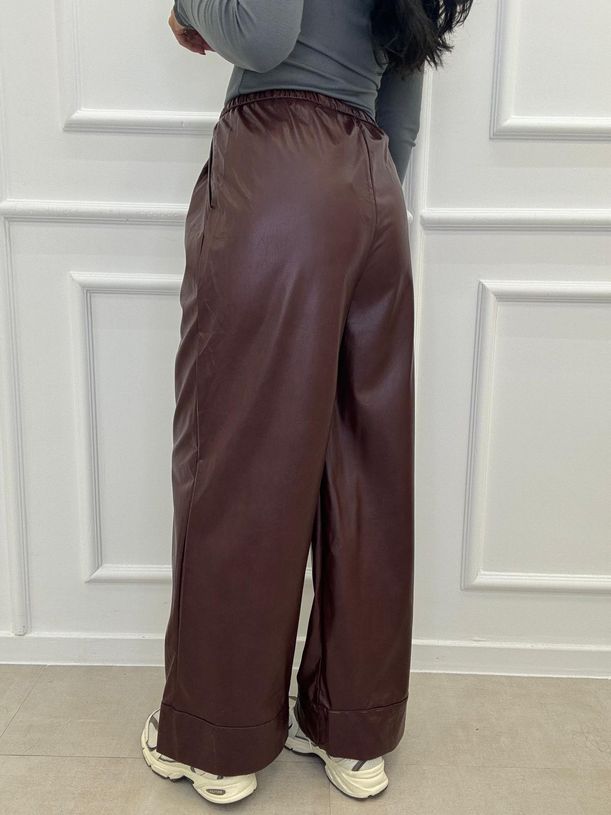 Pantalone Palazzo In Ecopelle