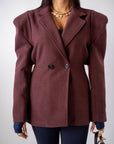 Giacca Doppiopetto Borgogna