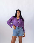 Camicia Veil Purple