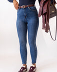 Jeans Skinny Denim Blu
