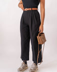 Pantalone Slouchy Black