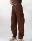 Jeans Balloon Brown