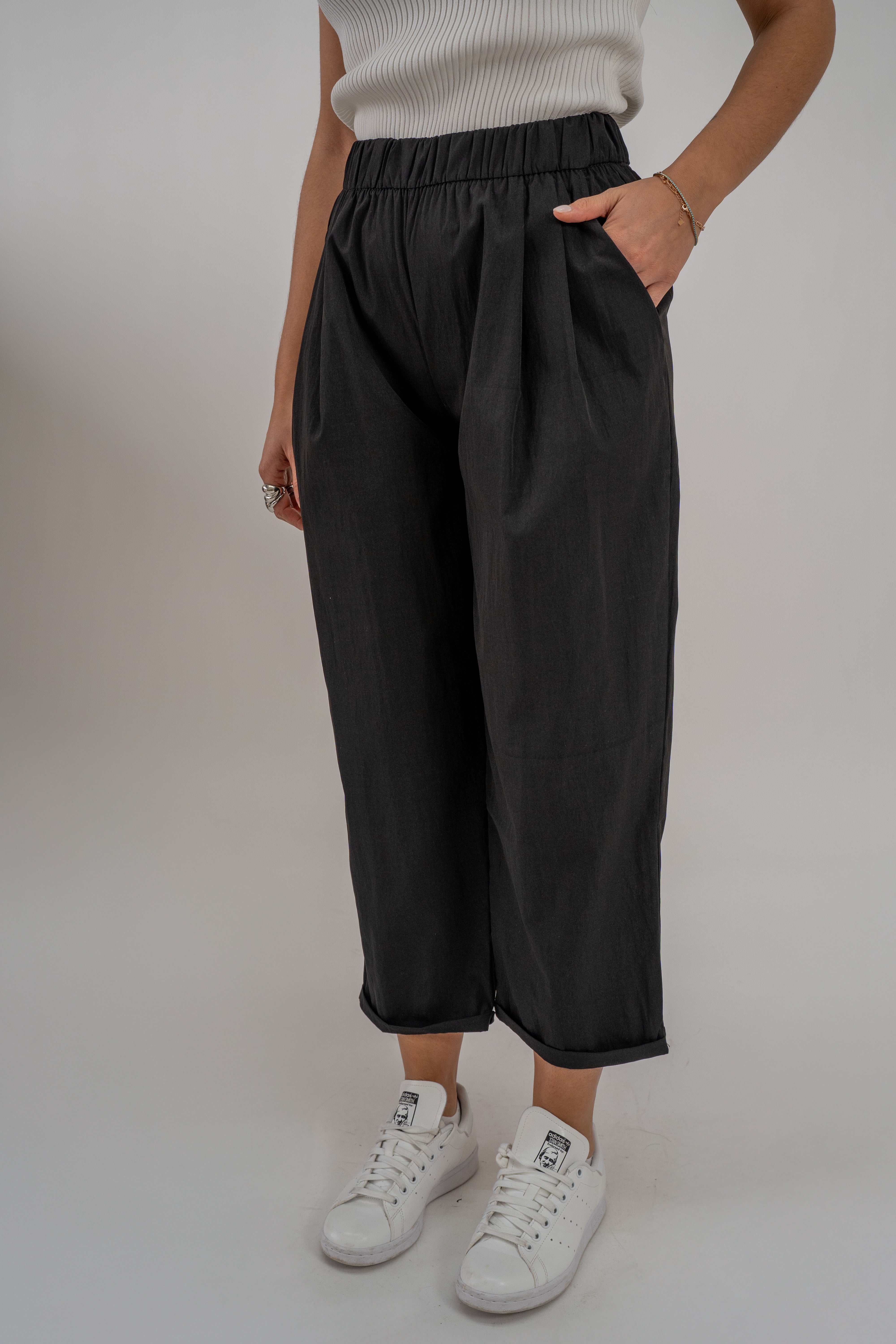 Pantalone Con Elastico In Vita