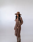Dress Lungo Con Fusciacca In Vita