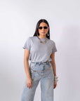 T-Shirt Grey - Stylish Moda