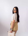 T-Shirt Cream - Stylish Moda