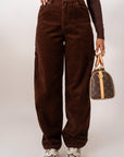 Pantalone Costine Brown