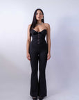 Jumpsuite Woman In Black - Stylish Moda