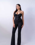 Jumpsuite Woman In Black - Stylish Moda
