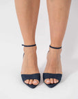Sandalo A Punta Denim