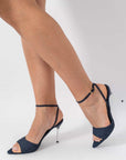 Sandalo A Punta Denim