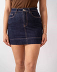 Minigonna In Denim Crop - Stylish Moda