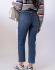 Jeans Mom Denim Blu