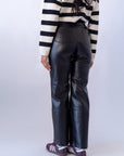 Pantalone Ecopelle Black