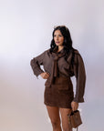 Twinset Camicia A Quadri E Spolverino