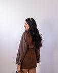 Twinset Camicia A Quadri E Spolverino