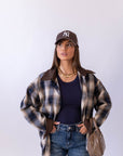 Camicia A Quadri Blue