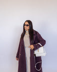 Cappotto Lungo Borgogna