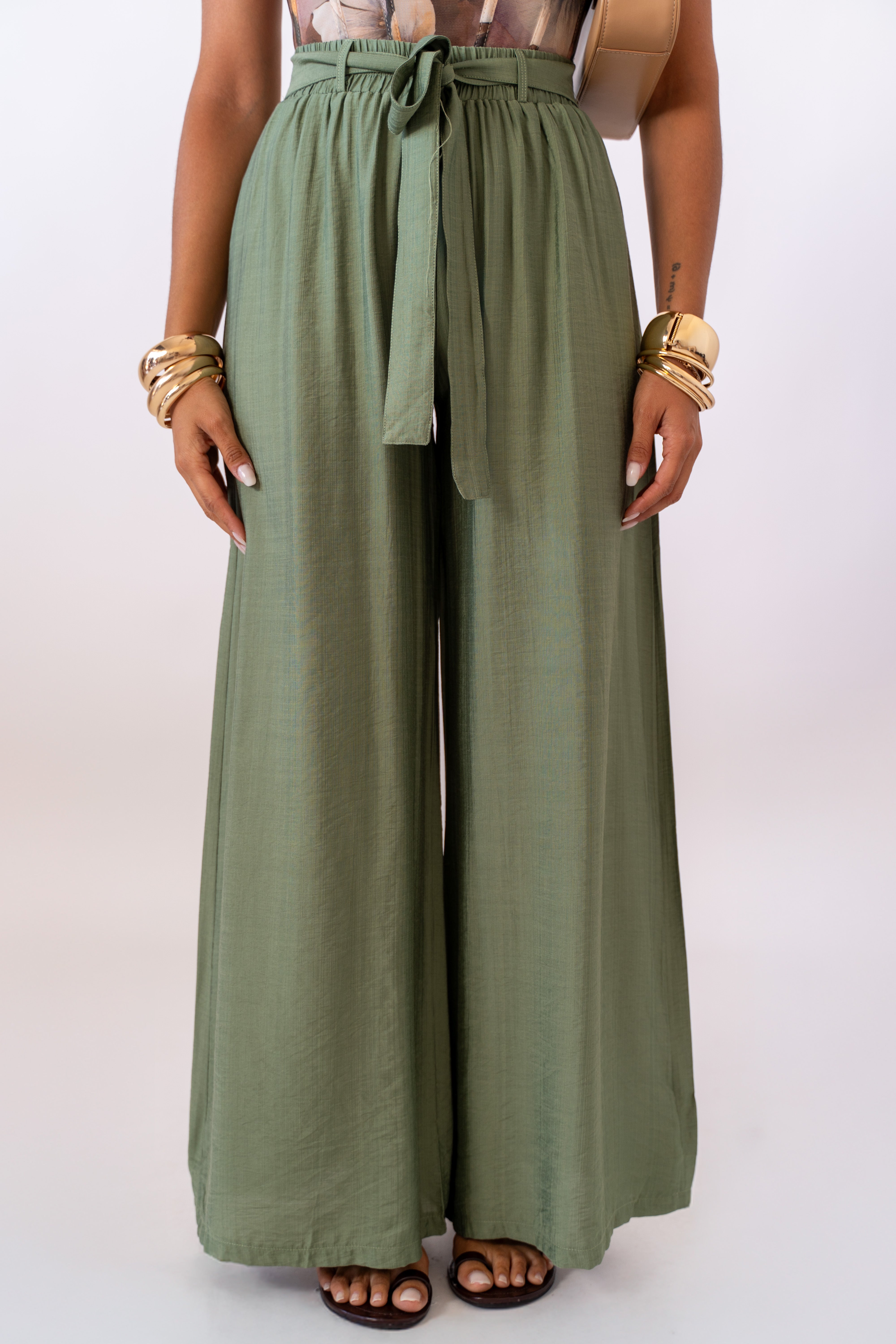 Pantalone Palazzo Green