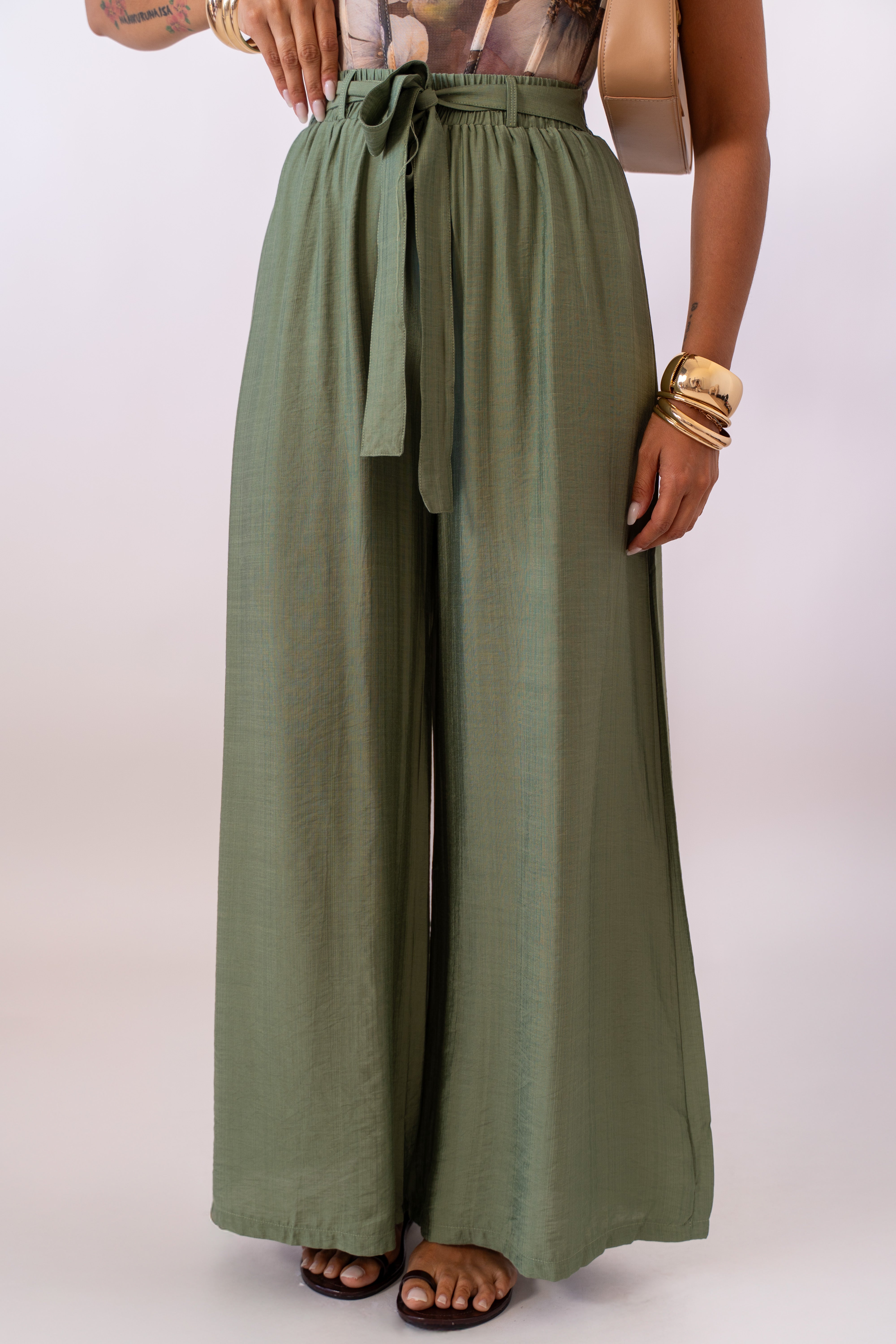 Pantalone Palazzo Green