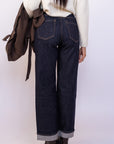Jeans Lavaggio Zero Con Risvolto