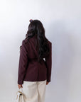Blazer Borgogna