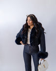 Giacca Blue Fur