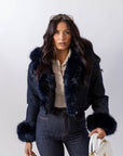 Giacca Blue Fur