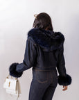Giacca Blue Fur