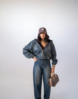 Giacchetto In Denim Vintage