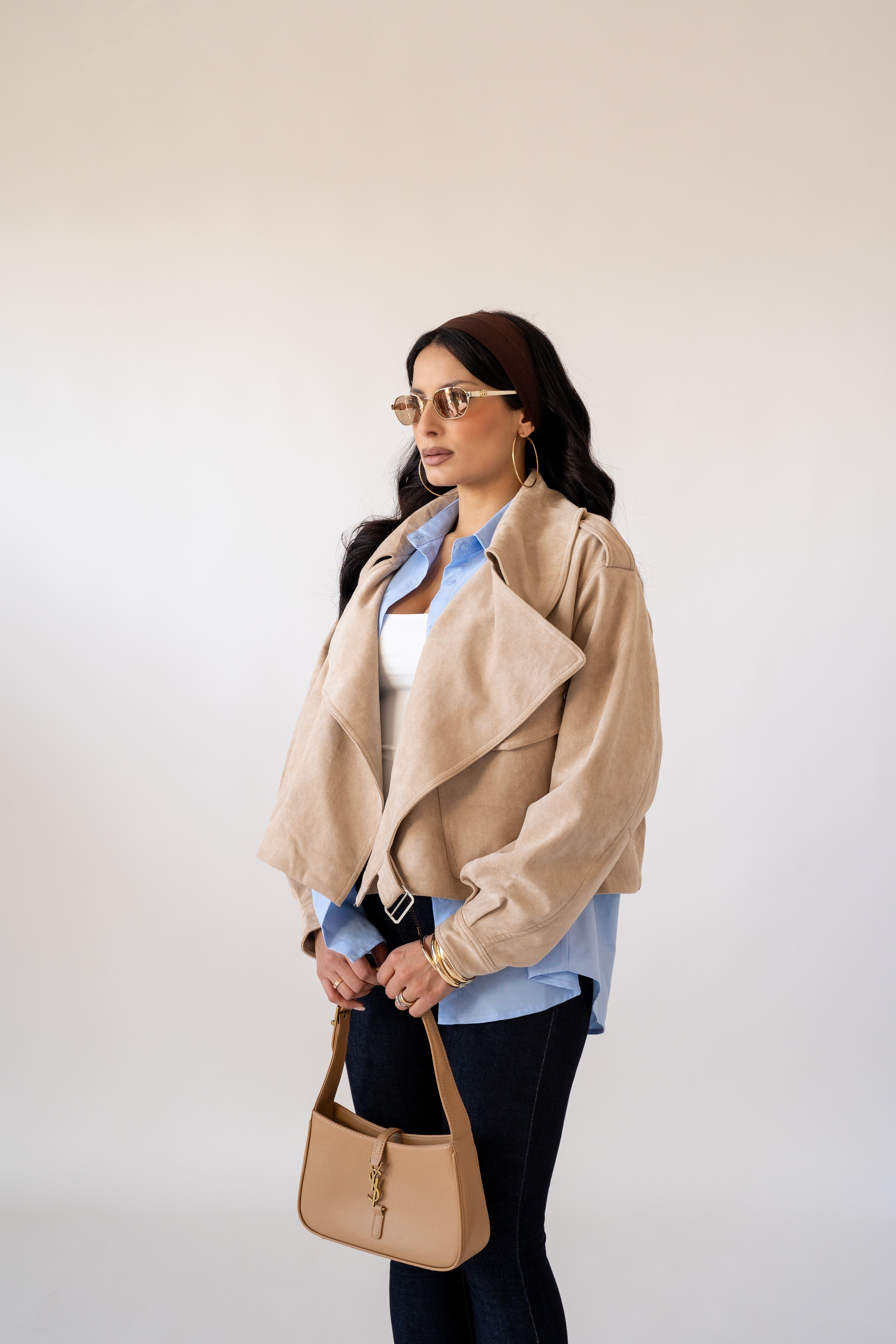 Trench Crop Harper