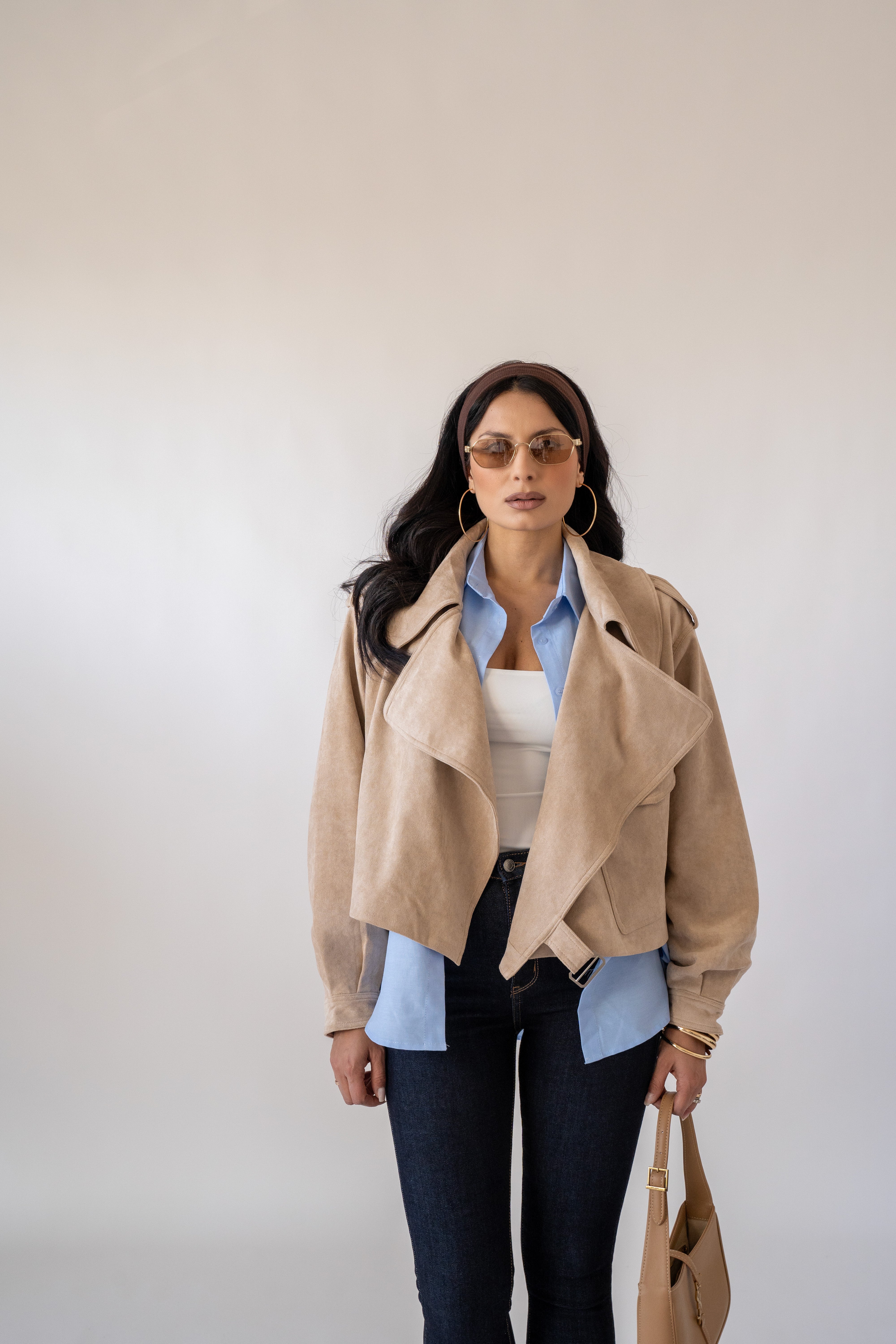 Trench Crop Harper