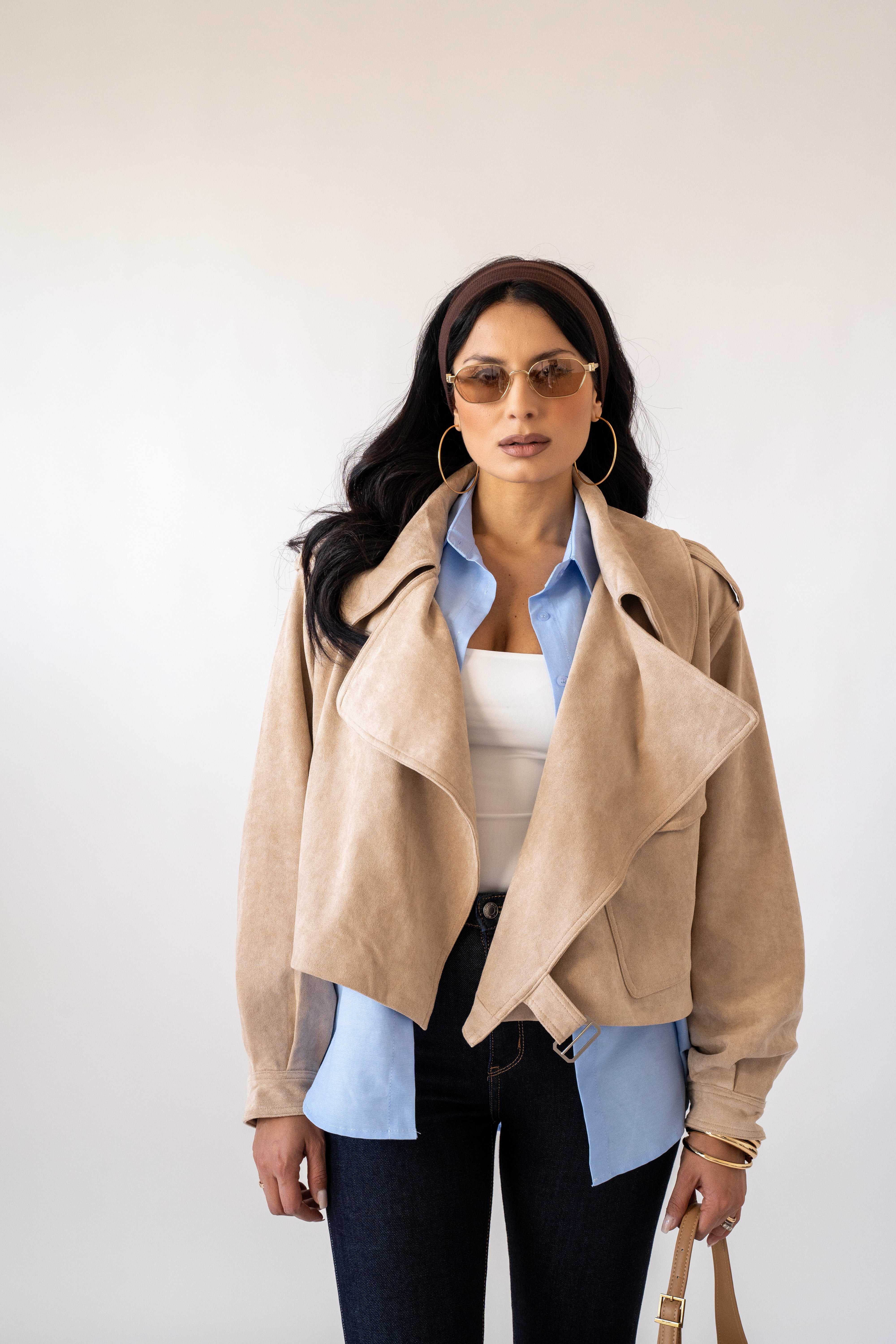 Trench Crop Harper
