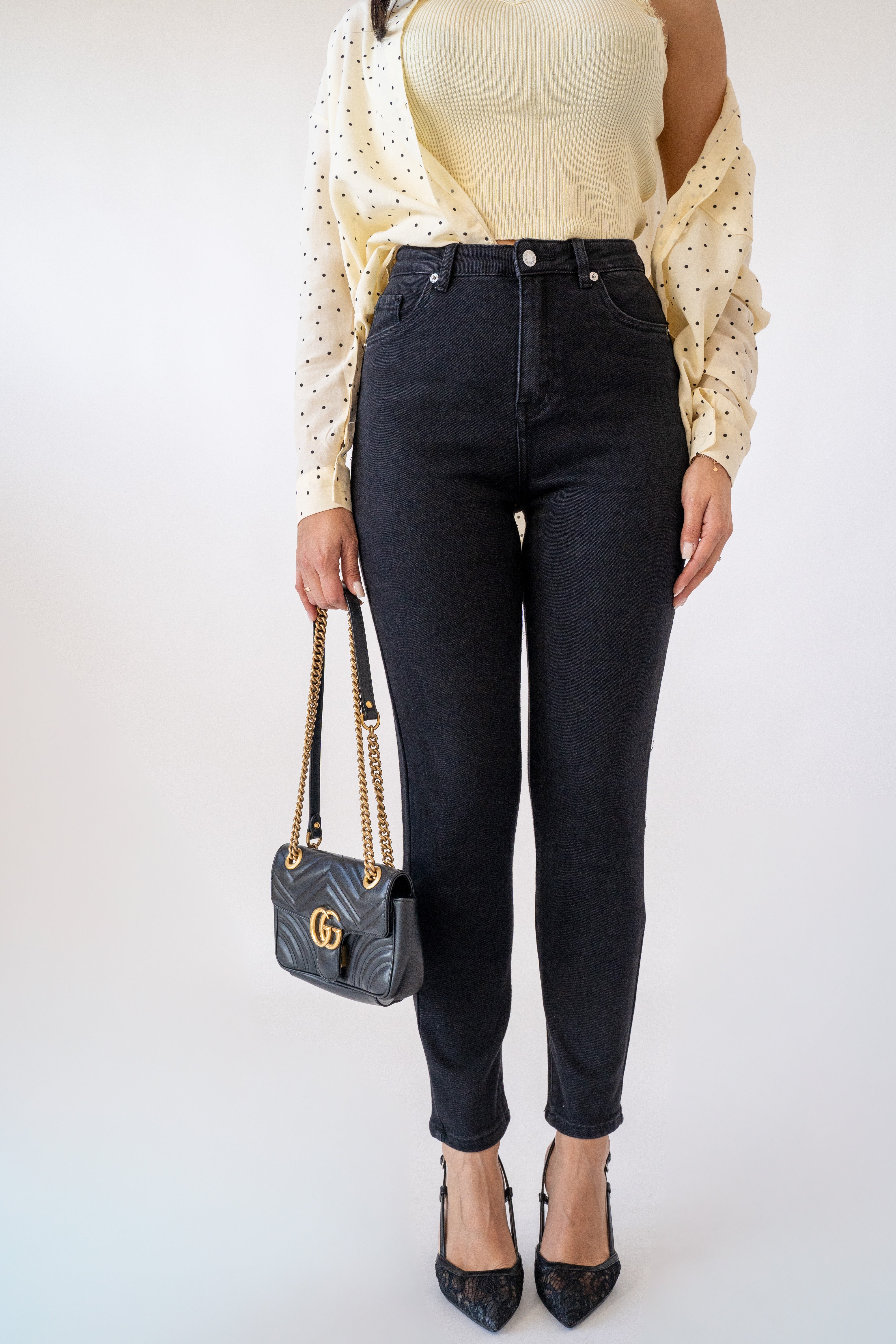 Jeans Mom Black